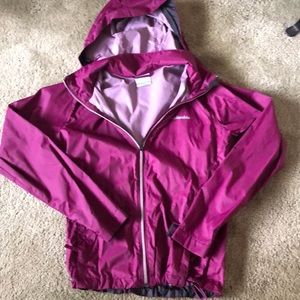 Columbia water-resistant windbreaker jacket with hood